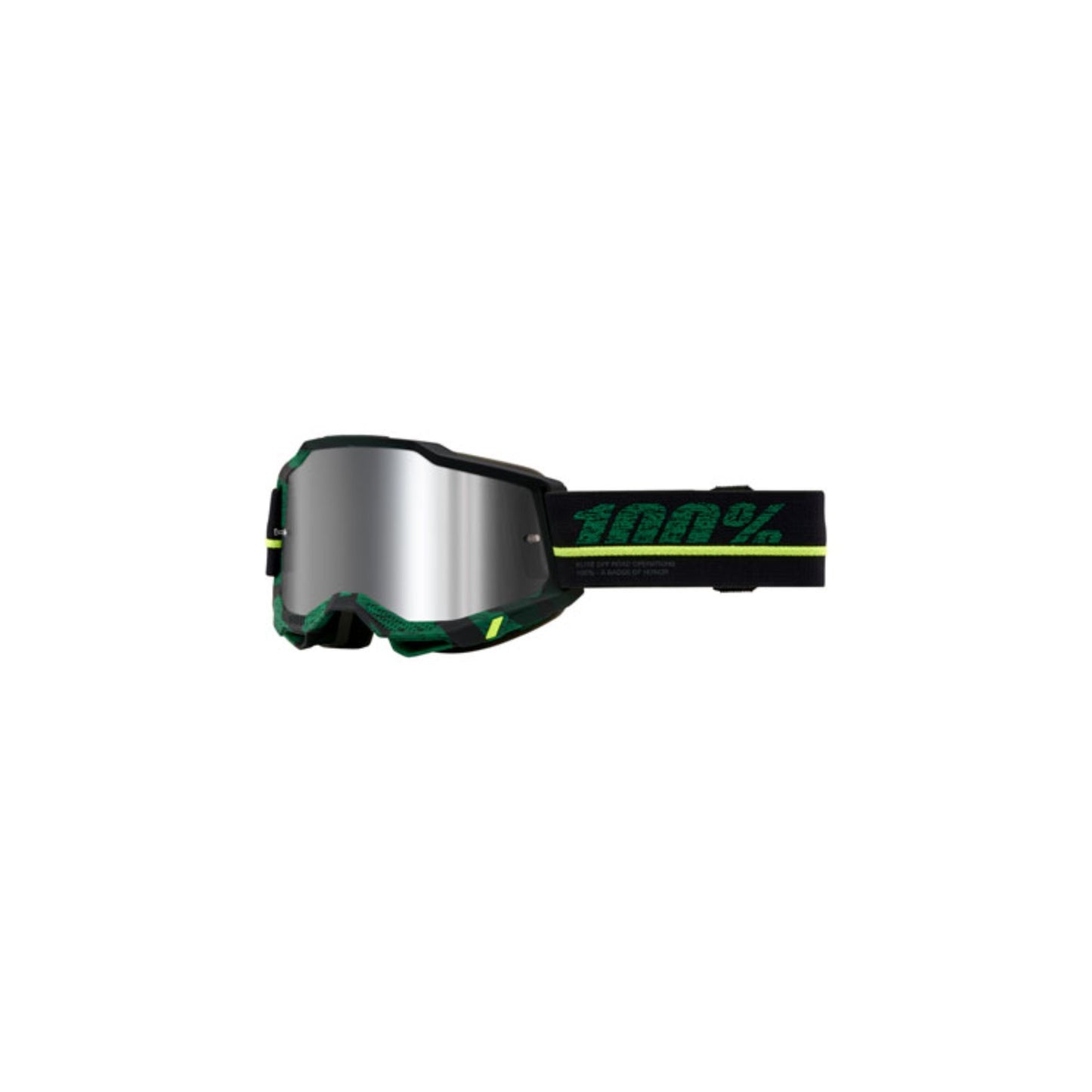 100% Accuri 2 Goggle Overlord Frame/Silver Flash Lens