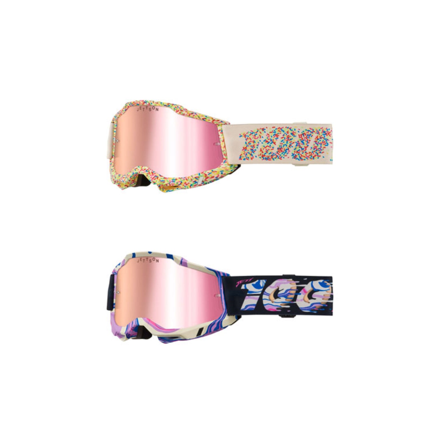 100% ACCURI 2 DONUT GOGGLE- 2 PK