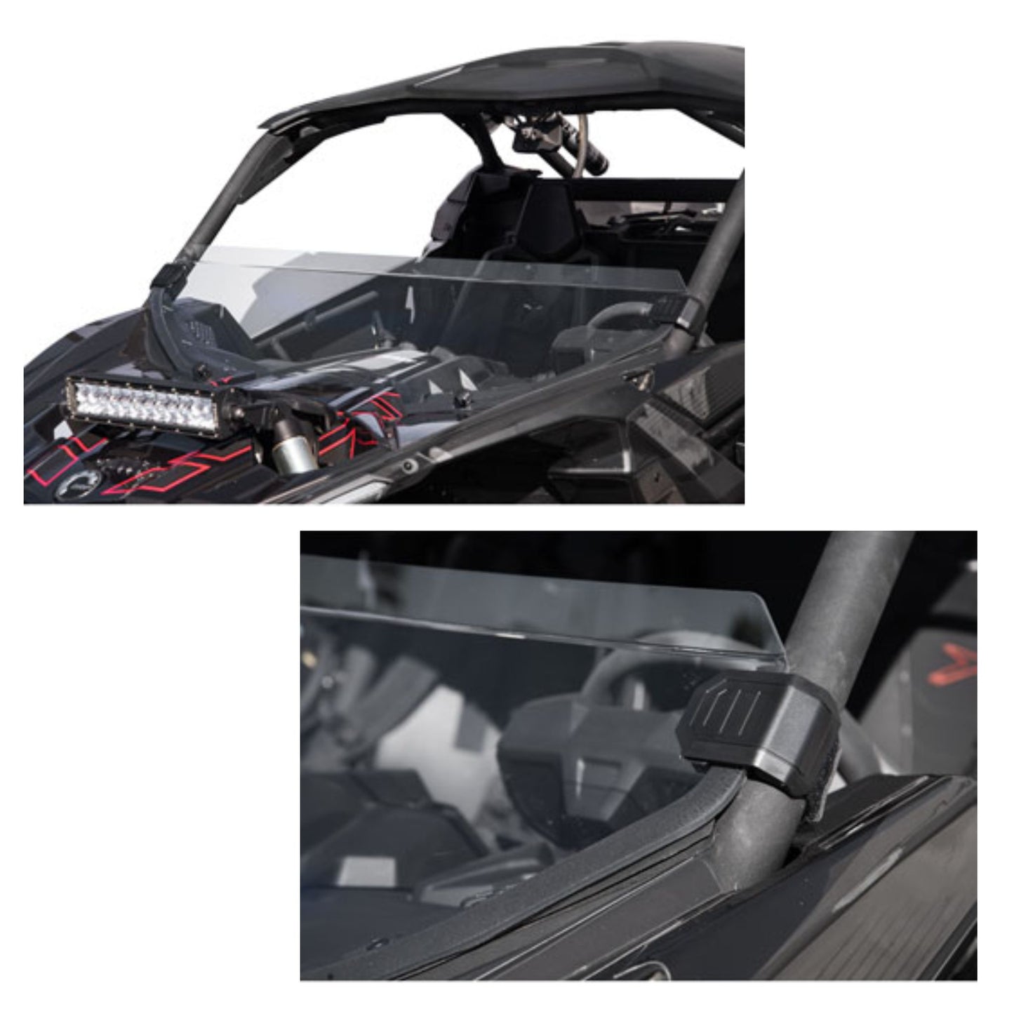 Tusk Removable Half Windshield - Can-Am Maverick