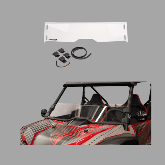 Tusk Removable Half Windshield Clear - Talon