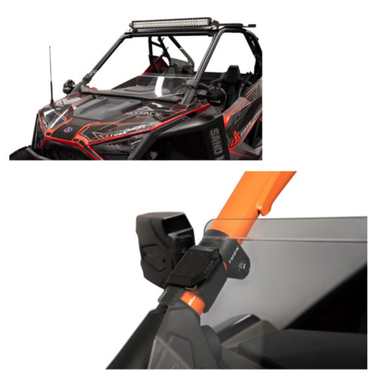 Tusk Removable Half Windshield - RZR Pro XP Sport