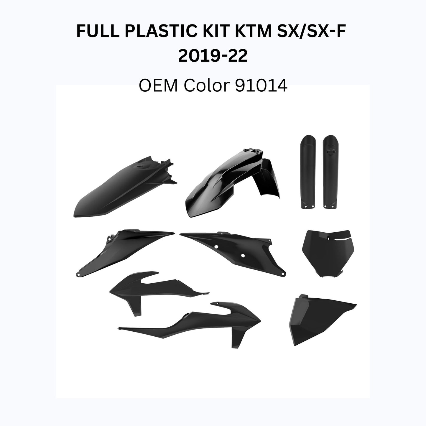 Polisport Plastic Kit- KTM '19-'22